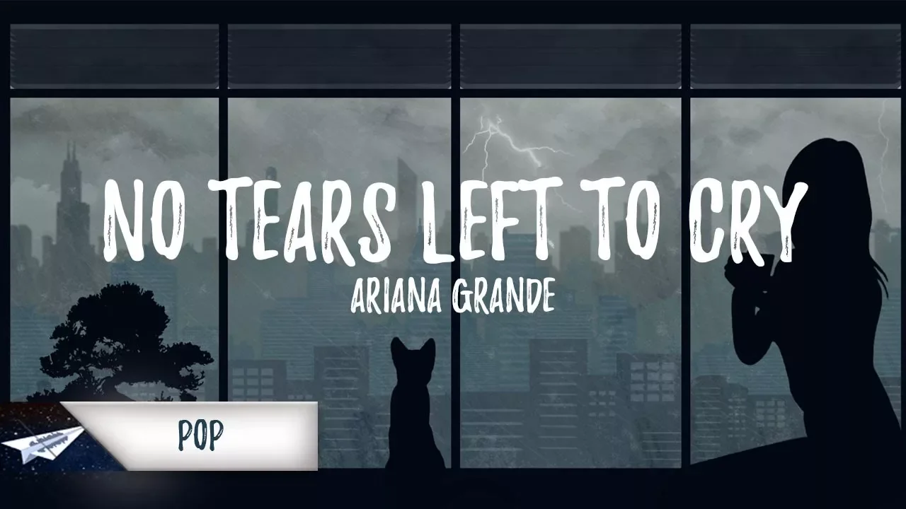Ariana Grande - No Tears Left To Cry (Lyrics / Lyric Video) Kid Travis Cover