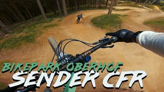 Canyon Sender CFR FMD Jumpline and downhill in Bikepark Oberhof