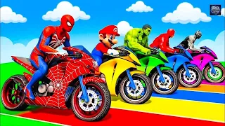 🕷️ SPIDER MAN RESCUES BATMAN! 😱🔥 Spider Man vs Iron Man vs Venom   Funny GTA 5 Superhero Battle