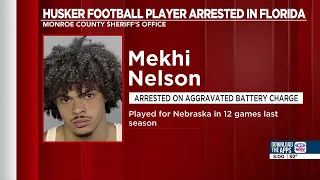 Nebraska running back arrested in Florida on aggravated battery charge