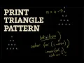 Print Triangle Pattern - Pattern 2 Pattern Printing Dev-Verse
