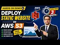 AWS S3 Static Website Hosting Tutorial Deploy in Under 3 Minutes Step-by-Step for Beginners
