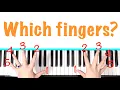 Which fingers to use when playing piano - Tips on fingering