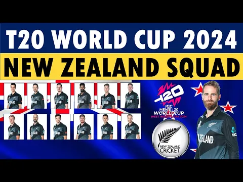 Download MP3 T20 World Cup 2024 New Zealand Squad: New Zealand squad for ICC T20 World Cup 2024