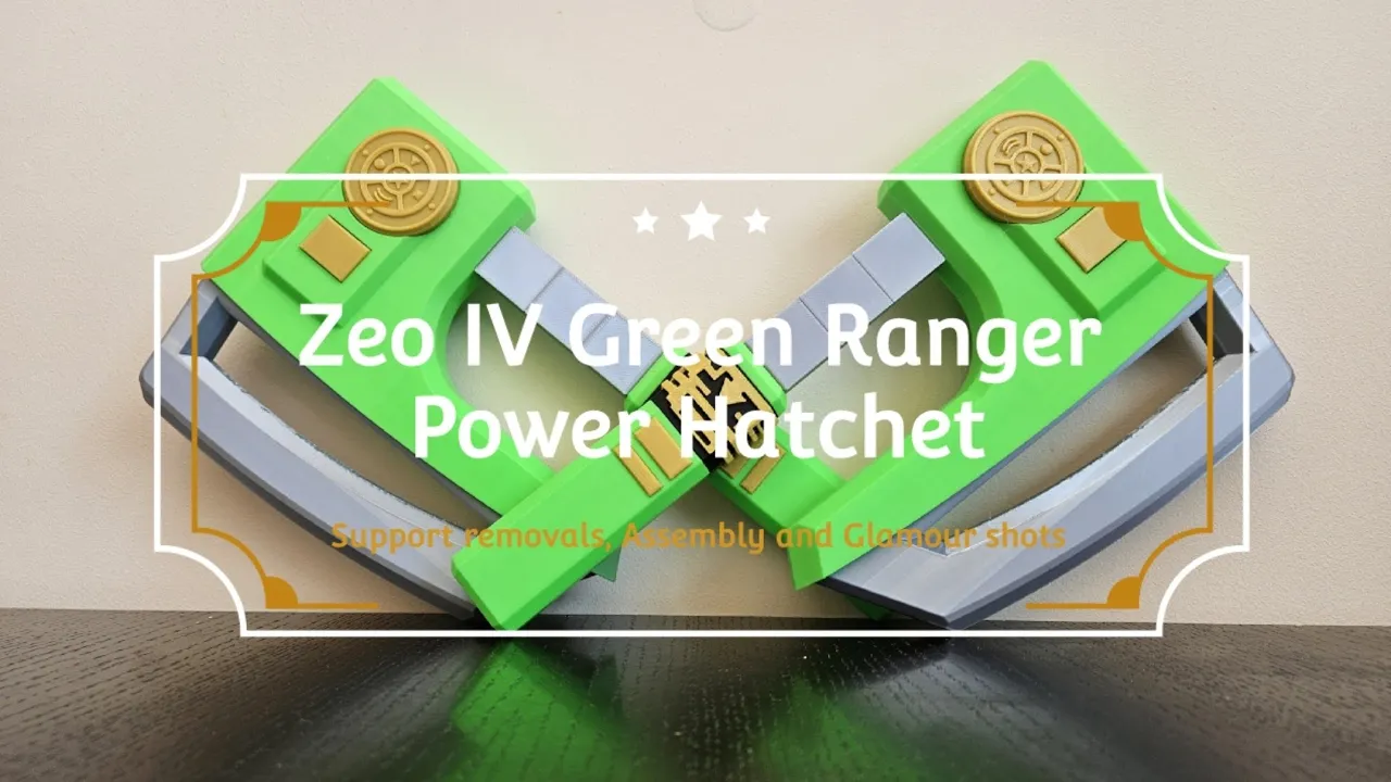 Zeo IV Green Ranger Power Hatchet