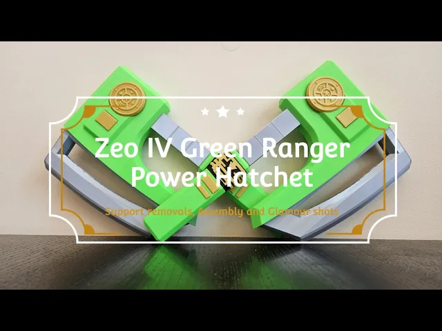 Zeo IV Green Ranger Power Hatchet video thumbnail