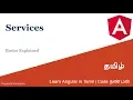 5 Basics of Services Learn Angular in Tamil Code Nanban