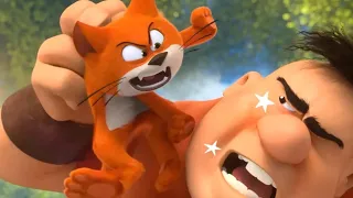 معركة القطط الملحمية ضد الغول السنافر TheSmurfsArabic 