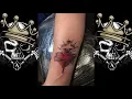 CROSS AND HEART TATTOO