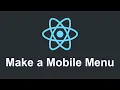 React JS tutorial for beginners Tutorial 6 - Make a mobile menu with state hooks