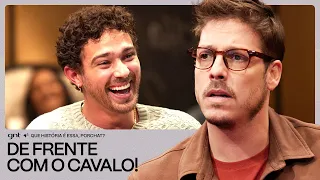André Luiz já ficou CARA A CARA com um CAVALO! 🐴 | Que História É Essa Porchat | GNT