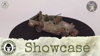 Showcase M3 White Scout Car von Warlord Games painted by Berlin Basement