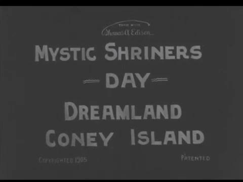 Mystic Shriner's Day, Dreamland, Coney Island