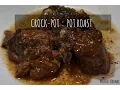 Slow Cooker Crock Pot POT ROAST Margot Brown