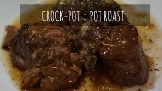 In this easy cooking video, I cook a beef chuck roast in my slow cooker. I seasoned the outside of t. 