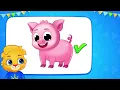 Toddler Learning Video with Lucas & Friends | Toddlers Learn ABC, Colors & Songs | Videos For Kids