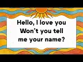The Doors - Hello, I Love You (Lyric Video)