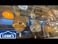 LOWE S LIGHTING FIXTURES LAMPS CHANDELIERS SHOP WITH ME SHOPPING STORE WALK THROUGH