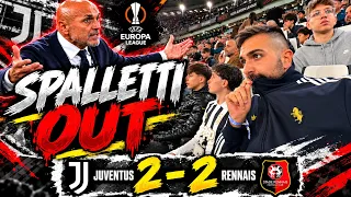 ESONERO? JUVENTUS 2-2 STADE RENNAIS | EUROPA LEAGUE / REACTION DALLO STADIUM