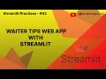 How to build a Streamlit Web App for ML Predictions Using a PKL Model