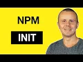 03 NPM package json and npm init - how to properly initialize new project