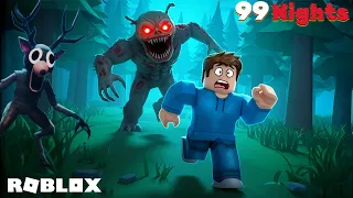 Surviving 99 NIGHTS in the Forest 💀| Roblox