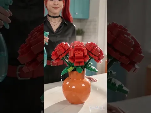 Building a Fake Flower To Save My Snacks! 😱🌸#shorts #rumi #kpop #funny