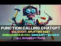 Function calling with Chatgpt gpt-3 5 turbo GPT-4 in depth exploration