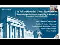 Kyler Sherman-Wilkins Is Education the Great Equalizer