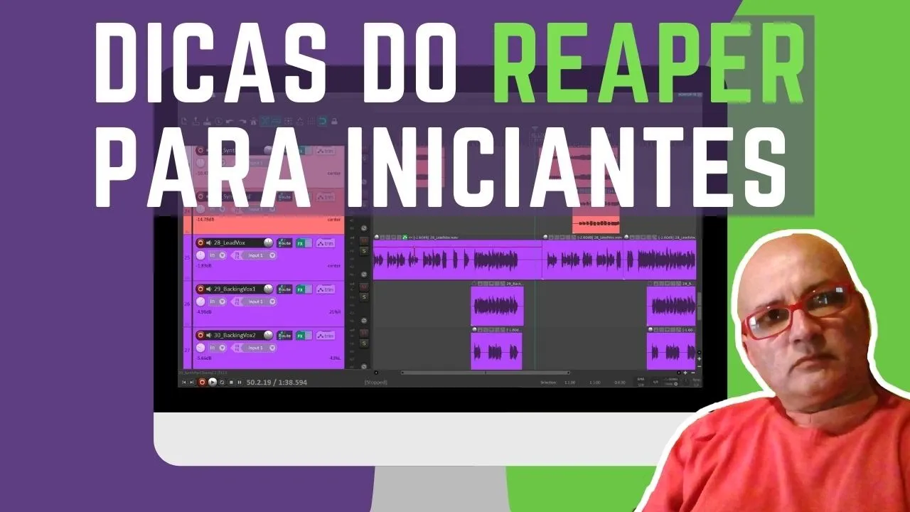 Dicas do Reaper para iniciantes