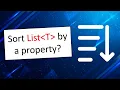 Sort a generic List by a property of the objects in C
