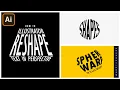 Warp Text in Adobe Illustrator Make To Top Object Graphic design