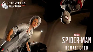 spiderman remastered silver lining dlc all cutscenes full movie in 4k