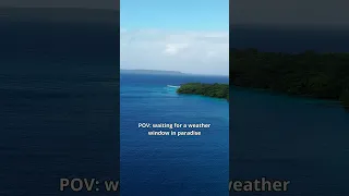 This is such a beautiful spot 🤩  #sailingfamily #family #drone #travel