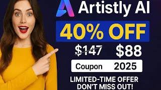 Best Artistly AI Discount Code 2025 - Save Big on Lifetime Access