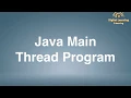 109 Java Main Thread Program Online Training Download app from below link