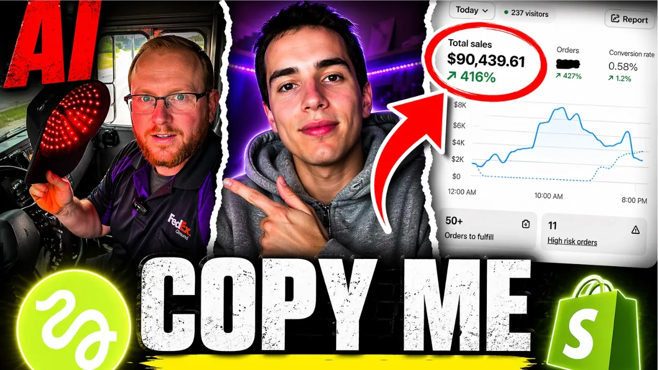 AI Organic Dropshipping has Never been EASIER | STEP-BY-STEP: video thumbnail