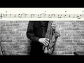 【NieR:Automata Ver1.1a】escalate【楽譜】Aimer サックスで吹いてみた Saxophone Cover [Sheet]