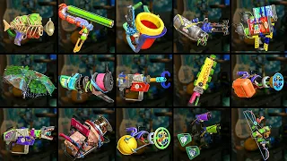 Splatoon Raiders - All Weapons