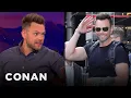 Joel McHale Flexed For The Paparazzi CONAN on TBS
