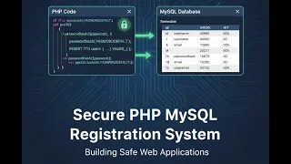 Secure PHP MySQL Registration System