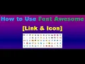 Font awesome link icons use in Bootstrap Easy way 2021