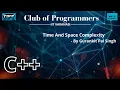 Time And Space Complexity Competitive Programming Gurankit Pal Singh