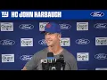 Coach Harbaugh on Isaiah Likely s impact on the offense New York Giants