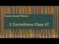 II Corinthians 4 7-12 Class 47