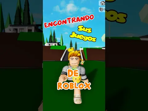 Encontrando sus juegos de Roblox😱🤗 #roblox