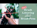 Lettering Basics - Brush Lettering Without Brush Pens