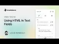 How To Use HTML In Virtually Any Text Field In Breakdance