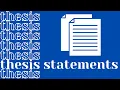 How to Write a Thesis