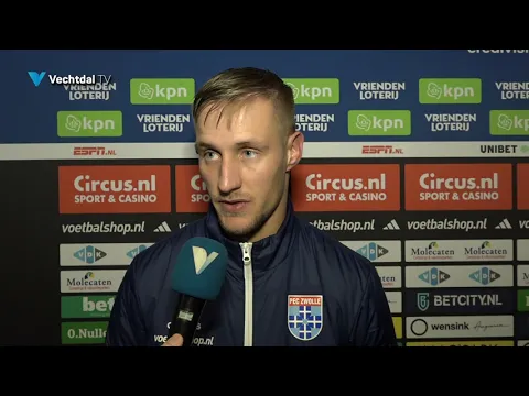 Silvester van der Water over zijn debuut bij PEC Zwolle
